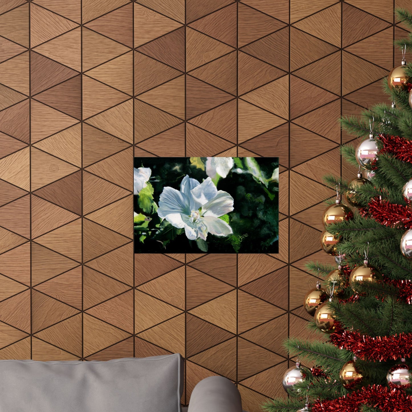 White Rose of Sharon, by Jane Autry--Premium Matte Print