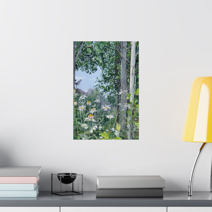 Quakies and Daisies by Jane Autry, Premium Matte Paper Print