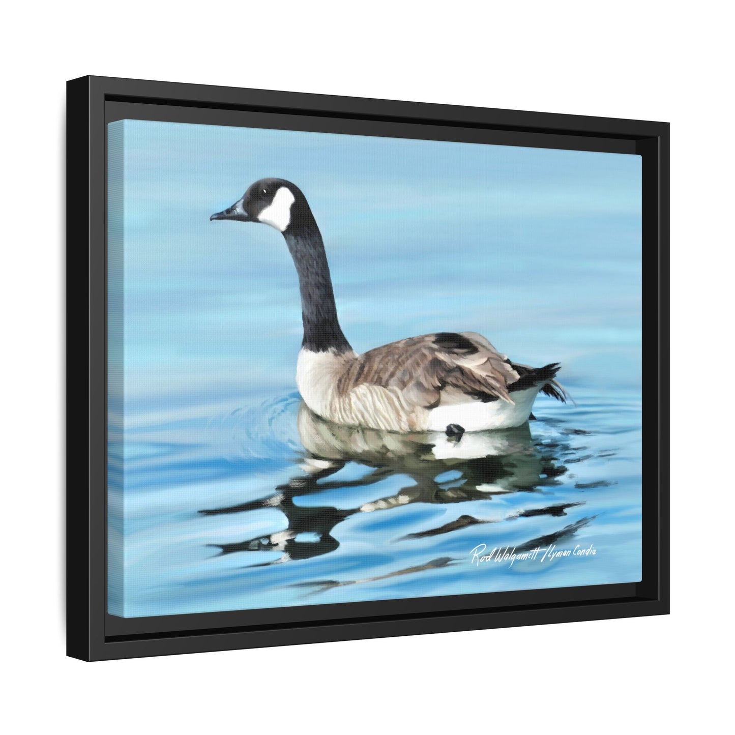Canada Goose- Framed Matte Canvas Print