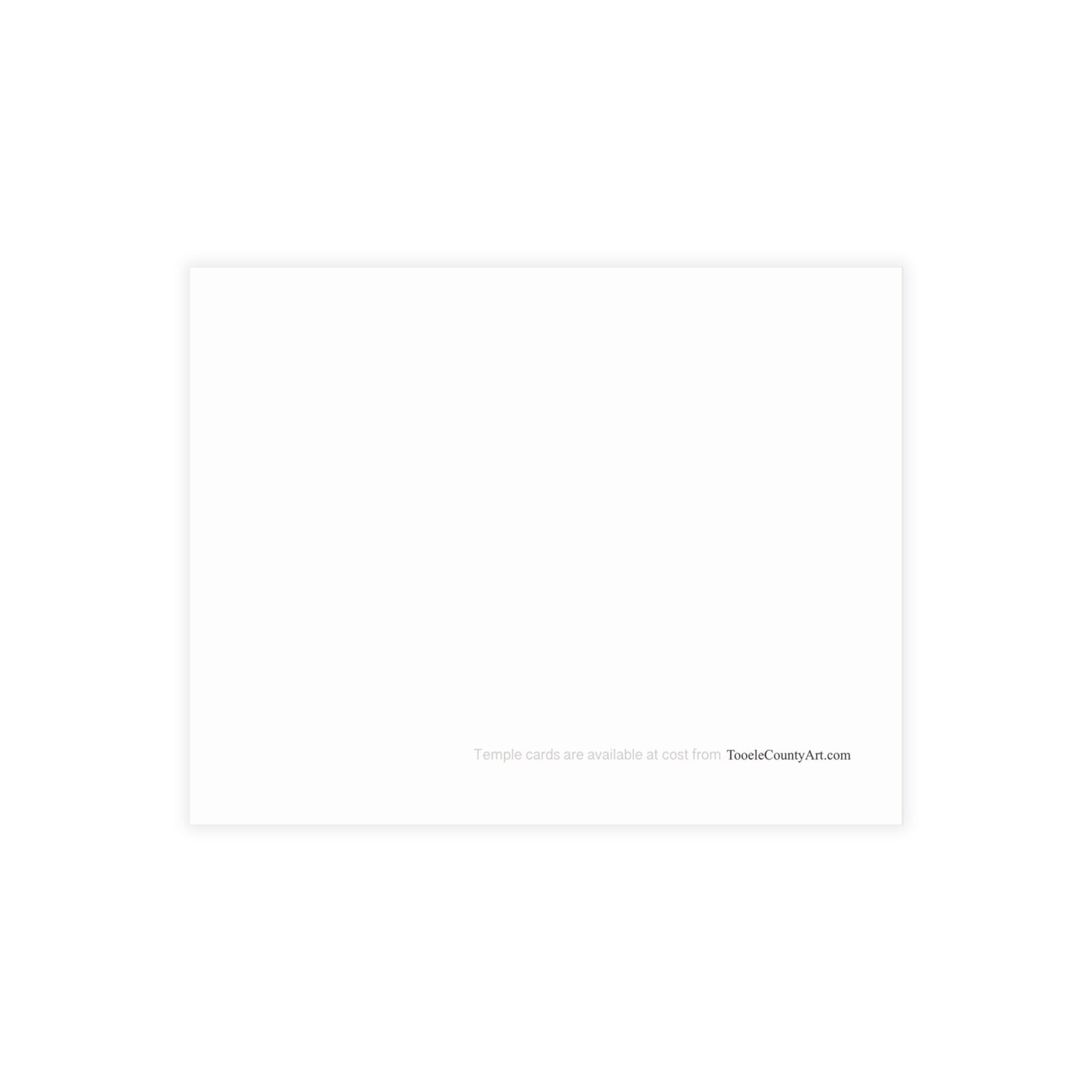 Temple Card Bundle (envelopes not included) Deseret Peak Temple and Deseret Peak