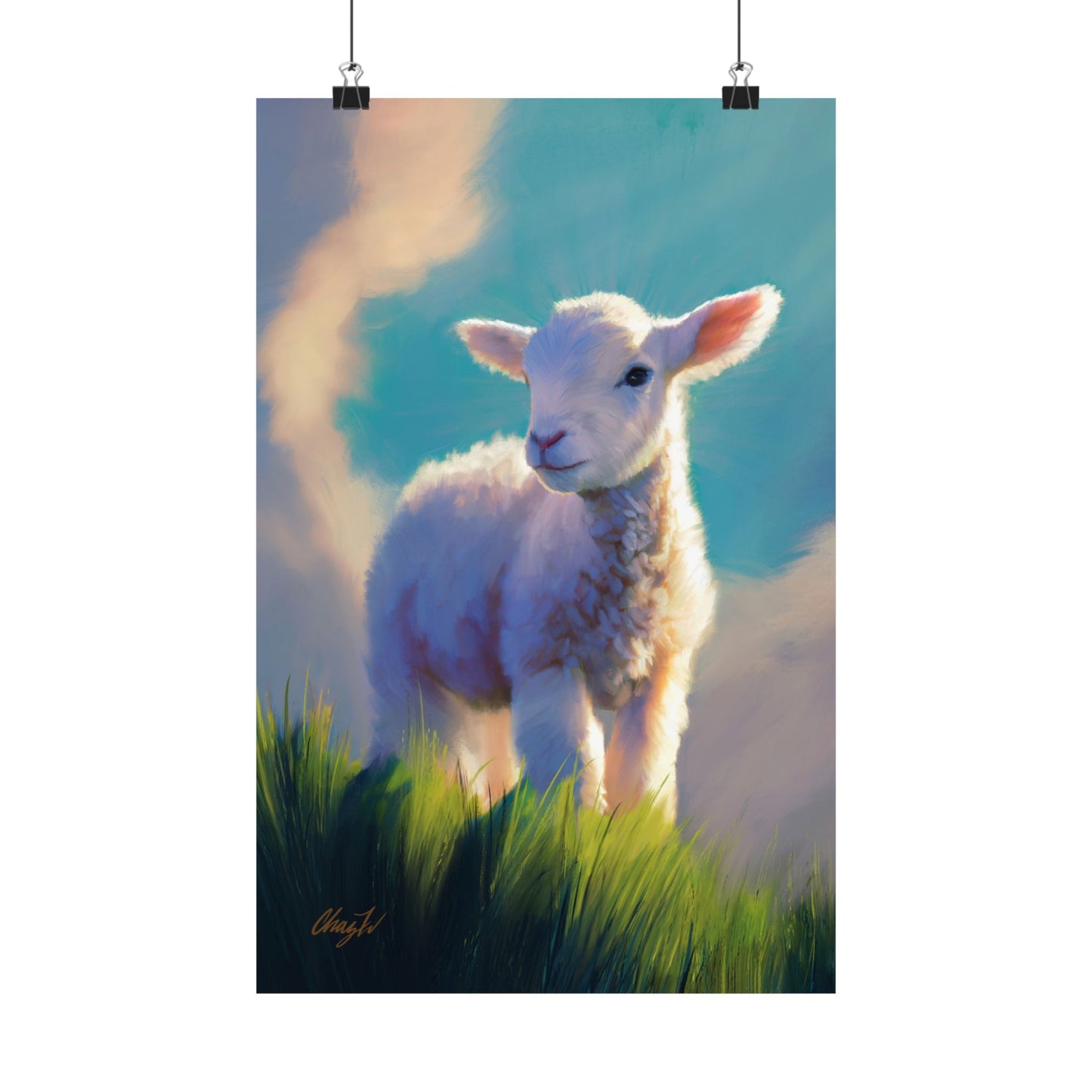 Premium Matte Print, "Without Blemish", by Chaz Walgamott