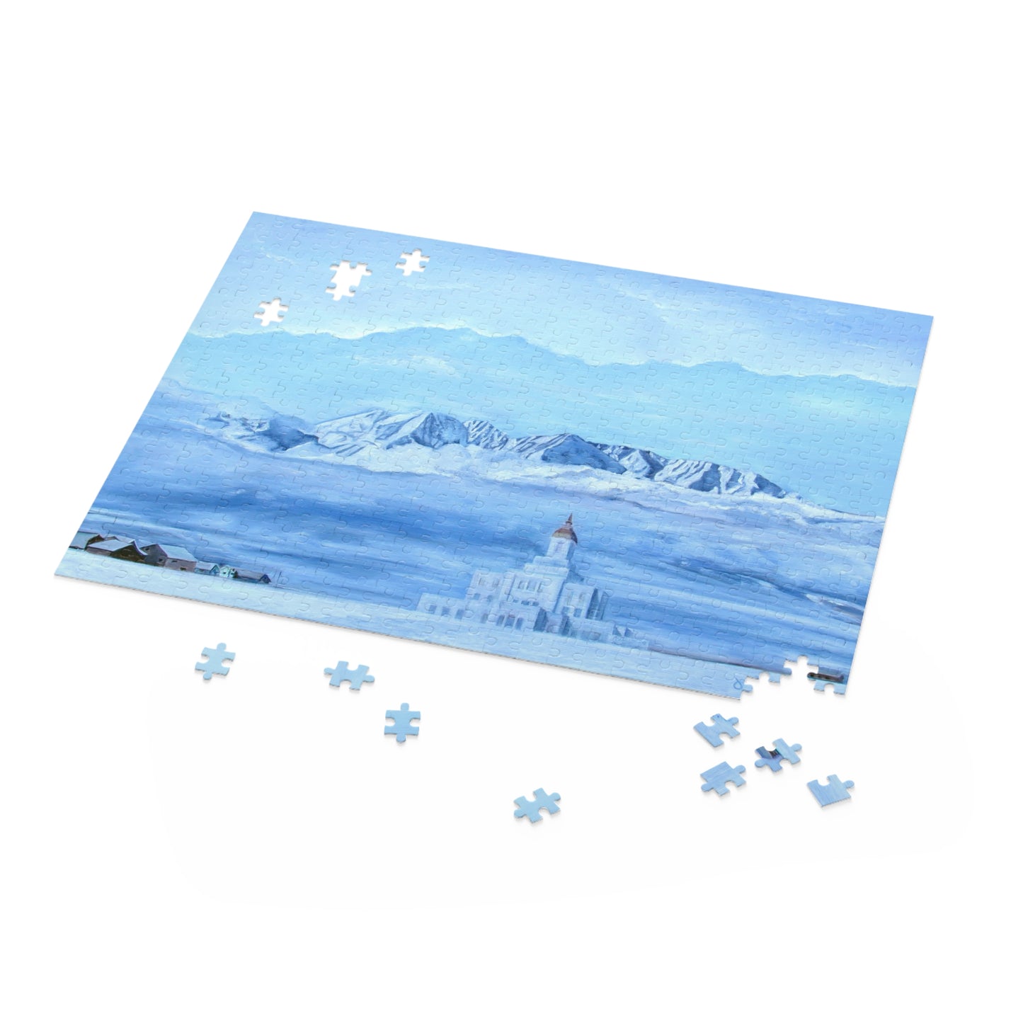 Puzzle--Deseret Peak Temple by Jane Autry (120, 252, 500-Piece)