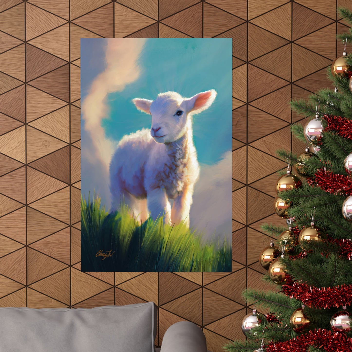Premium Matte Print, "Without Blemish", by Chaz Walgamott