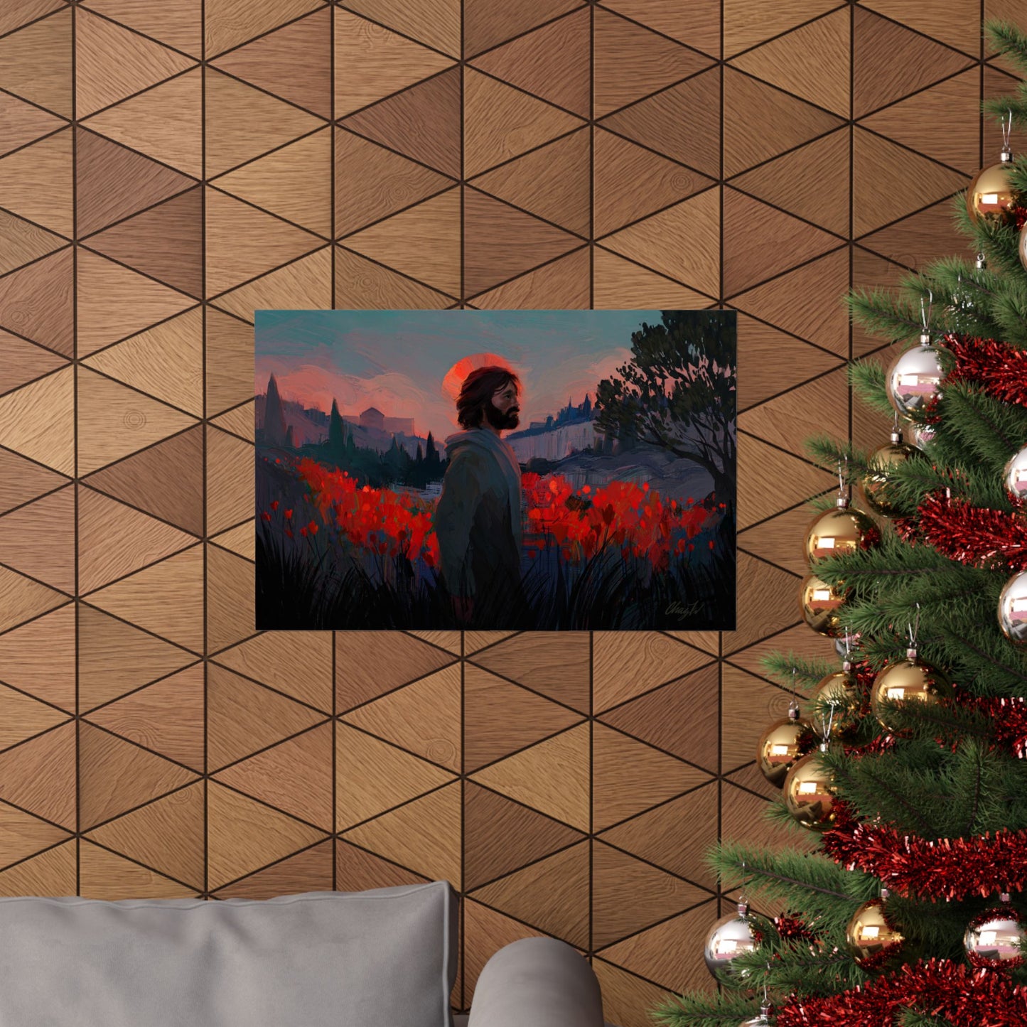 Premium Matte Print, "Though as Scarlet" by Chaz Walgamott