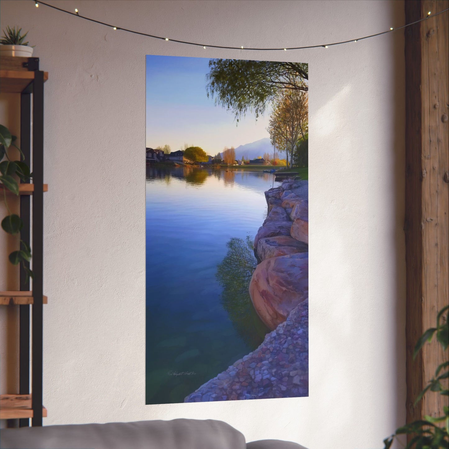 Premium Matte Print, Stansbury Lake Looking North from Grant's Place, by Rod Walgamott