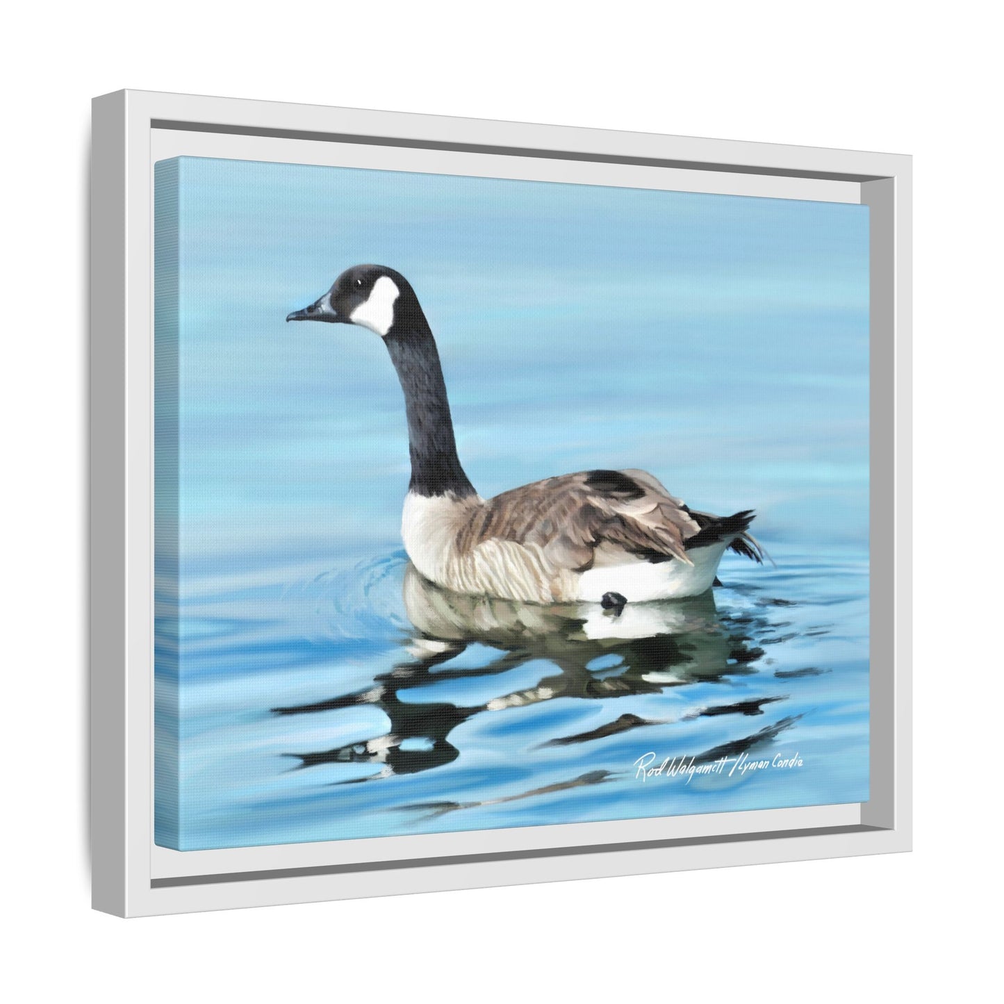 Canada Goose- Framed Matte Canvas Print