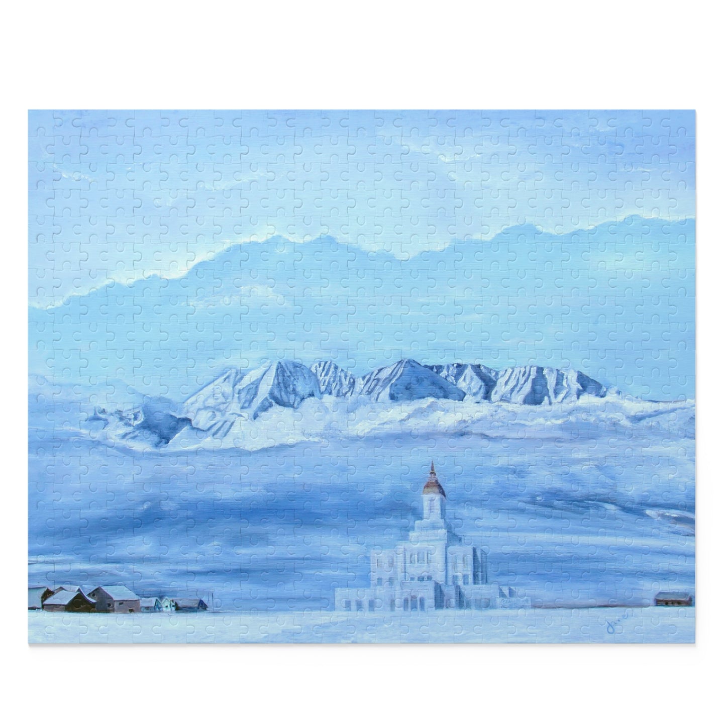 Puzzle--Deseret Peak Temple by Jane Autry (120, 252, 500-Piece)