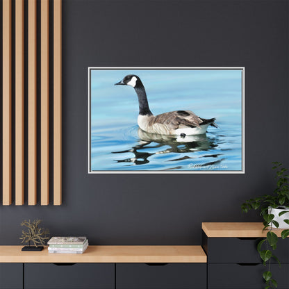 Canada Goose- Framed Matte Canvas Print