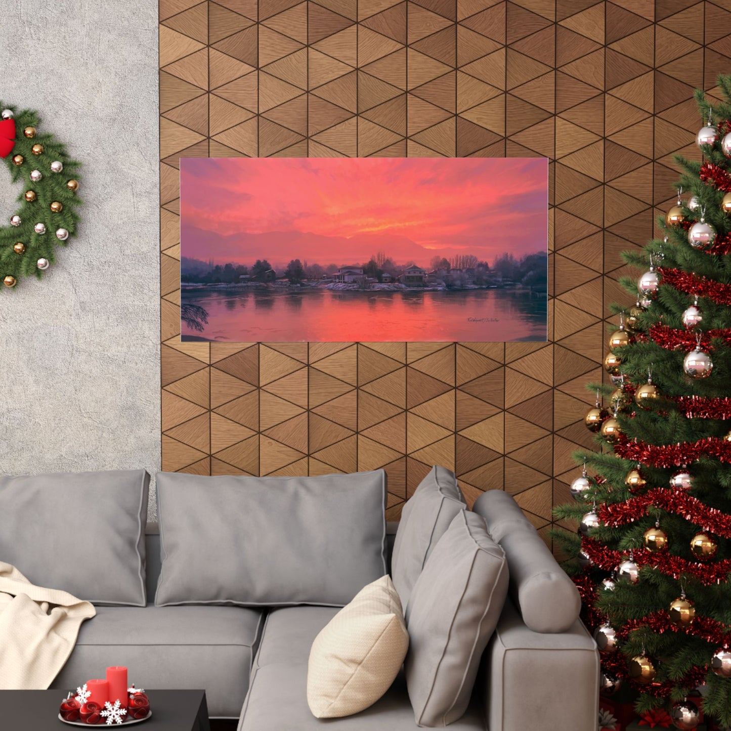 Premium Matte Print, Frosty Sunrise on Stansbury Lake, by Rod Walgamott