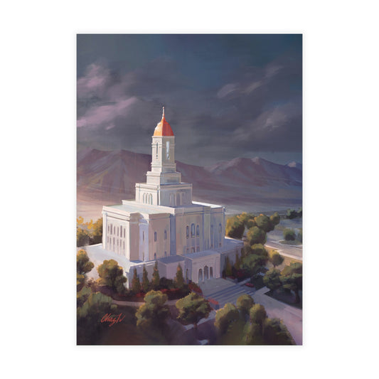 Temple Card Bundle (envelopes not included) Deseret Peak Temple-After the Storm