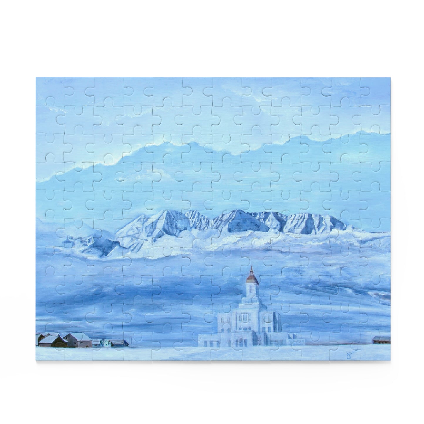 Puzzle--Deseret Peak Temple by Jane Autry (120, 252, 500-Piece)