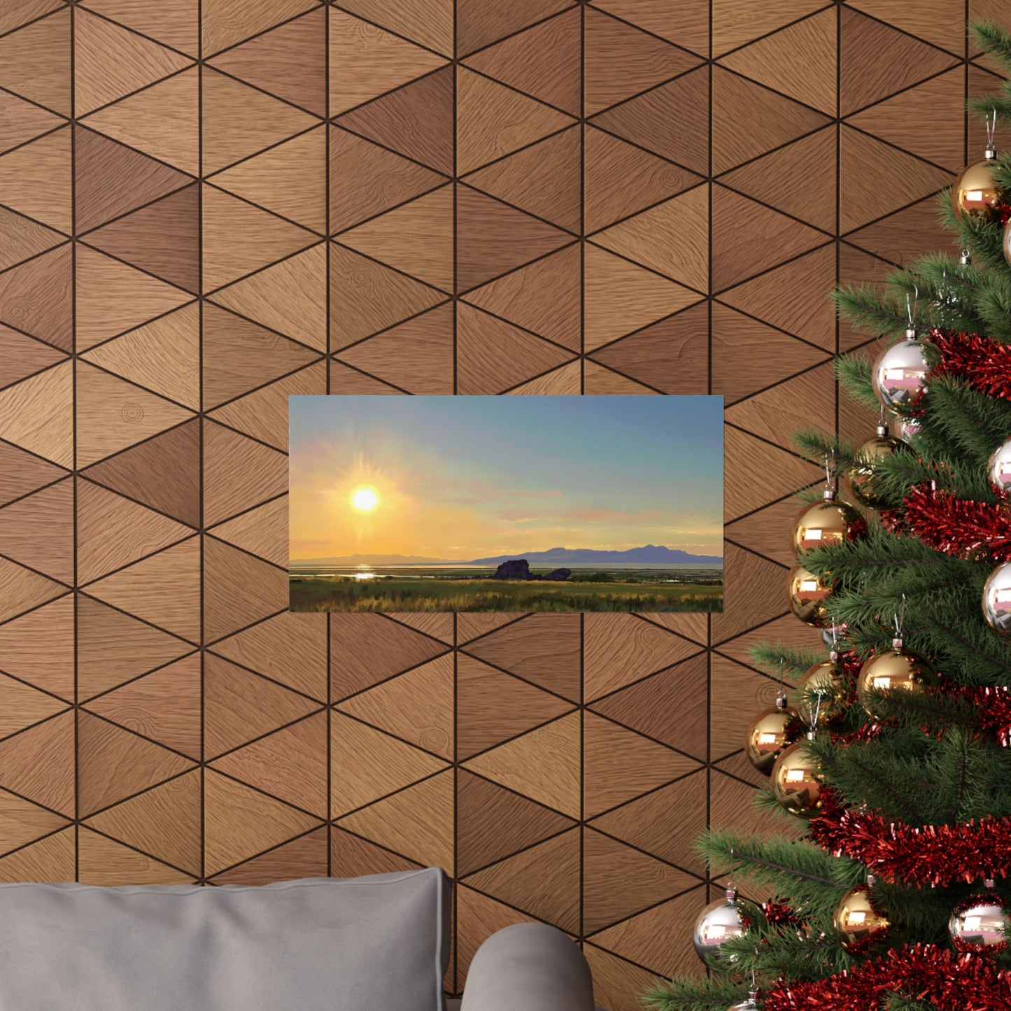 Premium Matte Print, Sunset at Adobe Rock, by Rod Walgamott