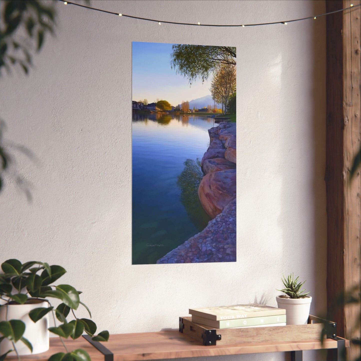 Premium Matte Print, Stansbury Lake Looking North from Grant's Place, by Rod Walgamott