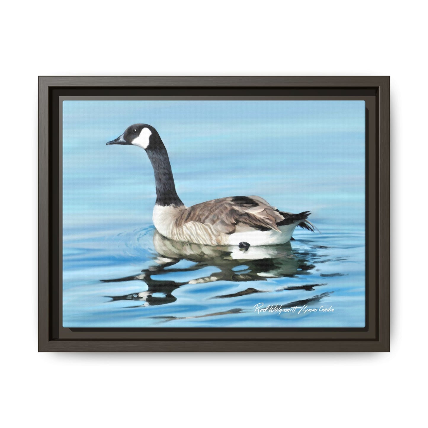 Canada Goose- Framed Matte Canvas Print