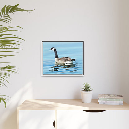 Canada Goose- Framed Matte Canvas Print