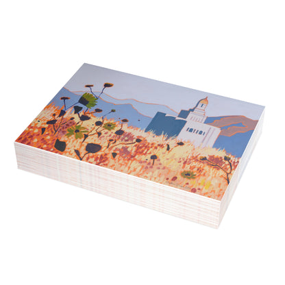 Temple Card Bundle (envelopes not included) Deseret Peak Temple by Shellece Durfee