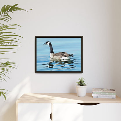 Canada Goose- Framed Matte Canvas Print