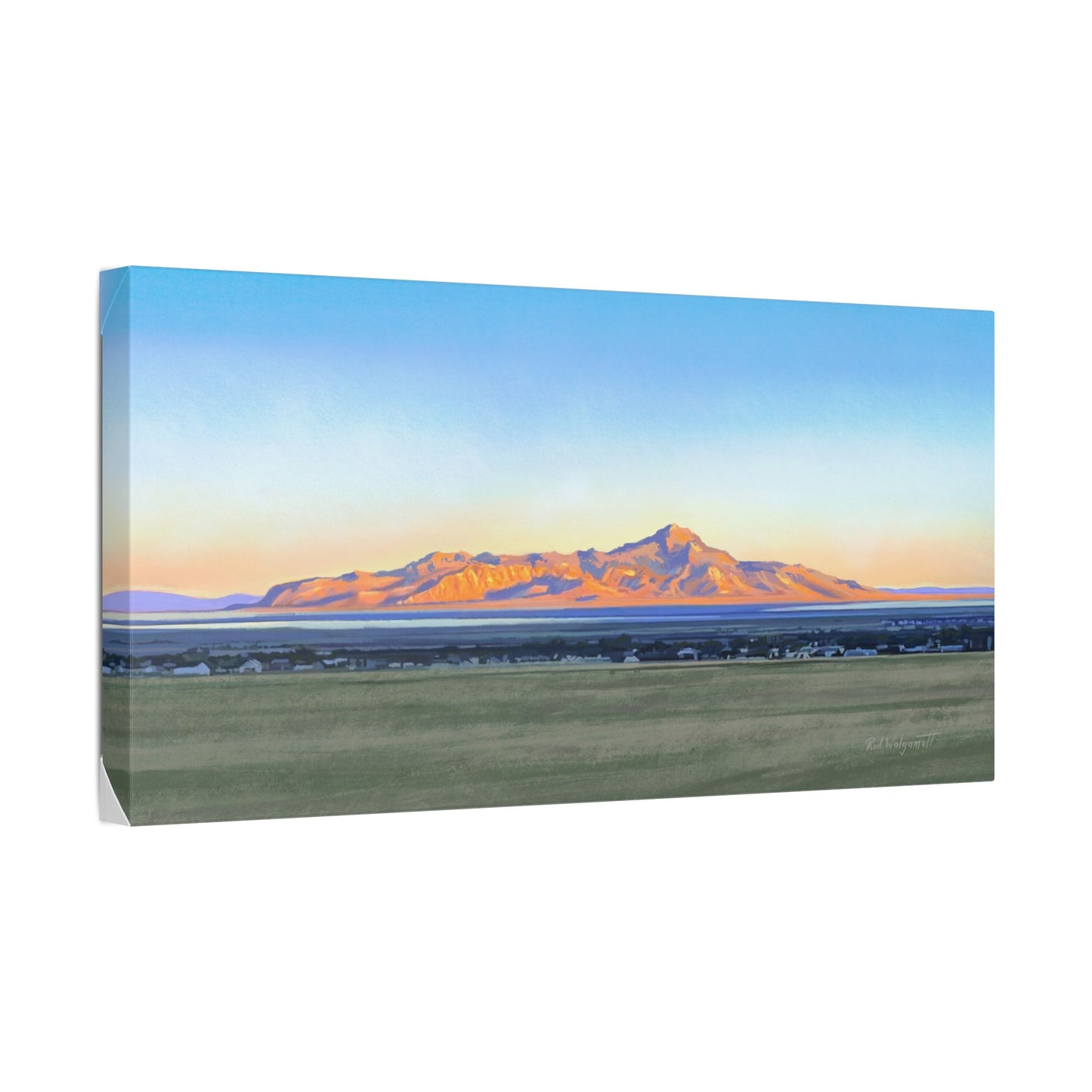 Classic Stretched Canvas, Stansbury Island Sunrise, by Rod Walgamott