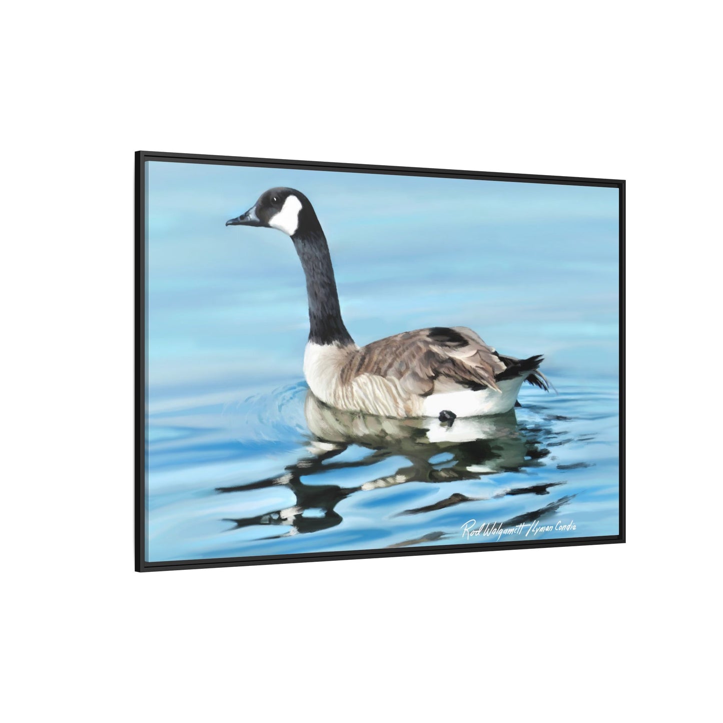 Canada Goose- Framed Matte Canvas Print