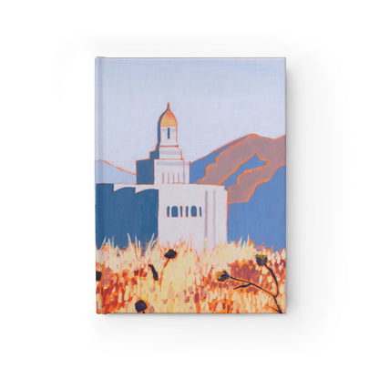 Journal with Ruled Lines featuring the Deseret Peak  Temple, by Shellece Durfee