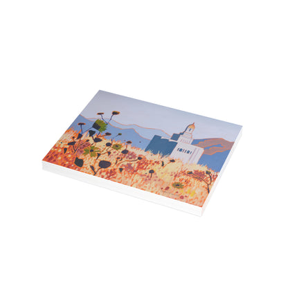 Temple Card Bundle (envelopes not included) Deseret Peak Temple by Shellece Durfee