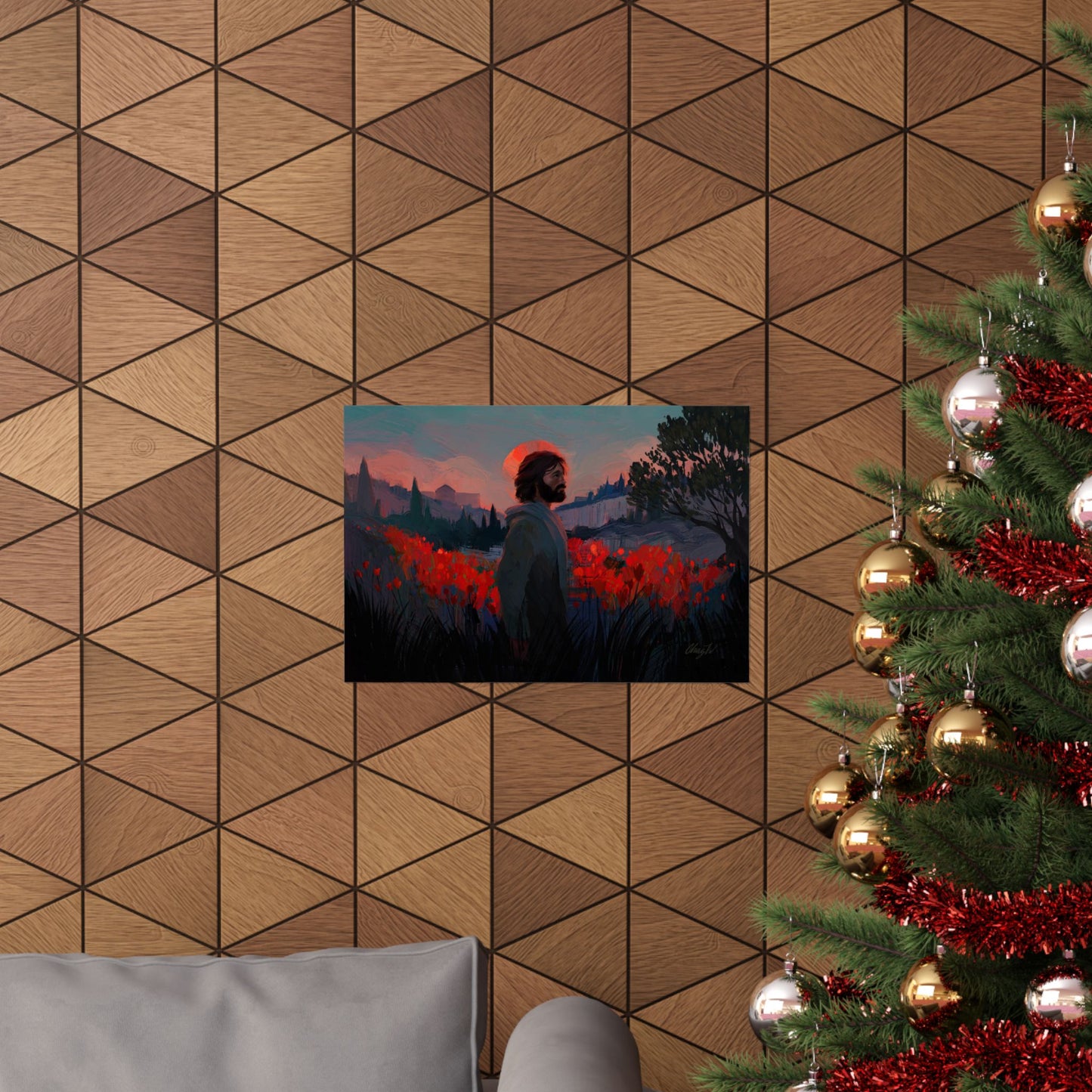 Premium Matte Print, "Though as Scarlet" by Chaz Walgamott