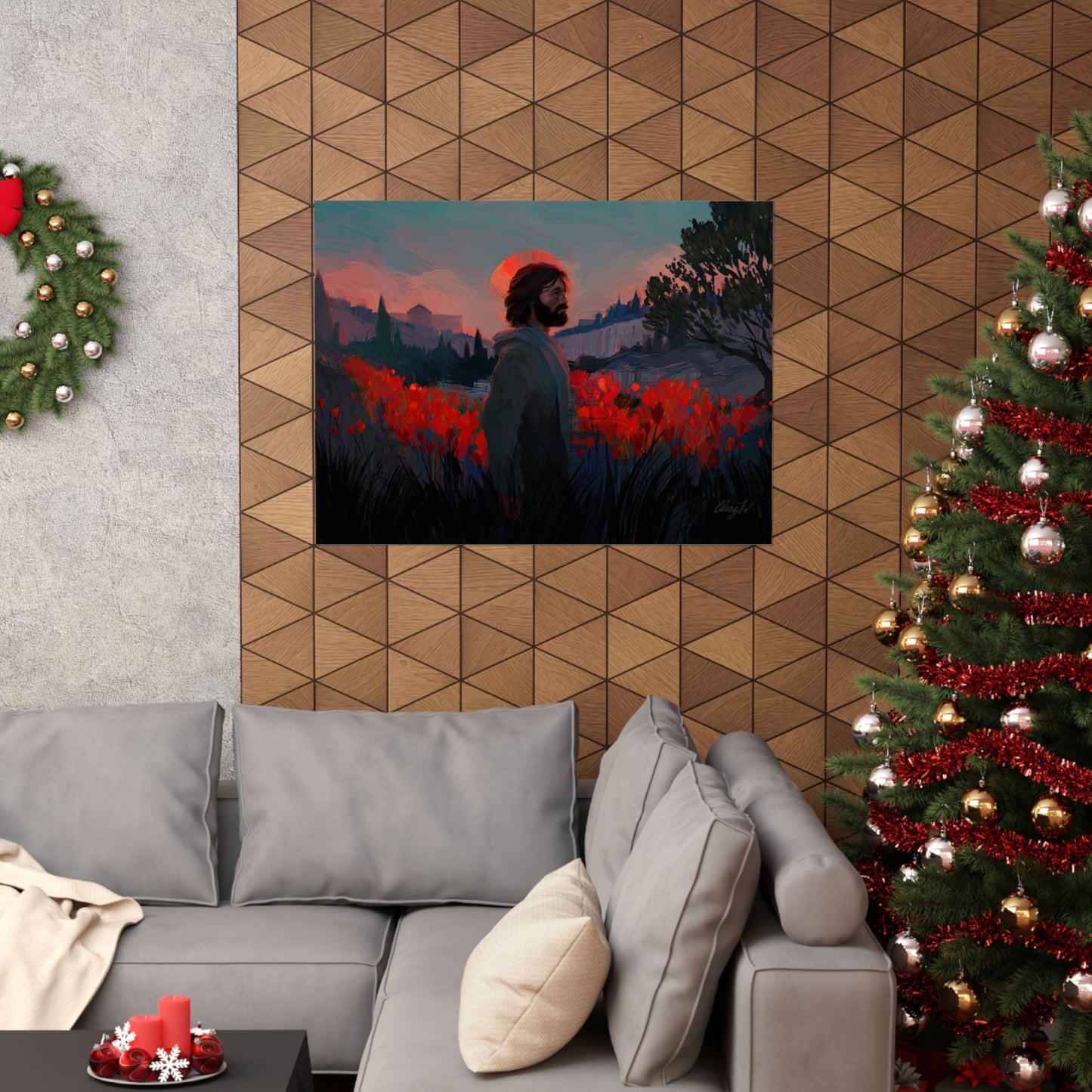 Premium Matte Print, "Though as Scarlet" by Chaz Walgamott
