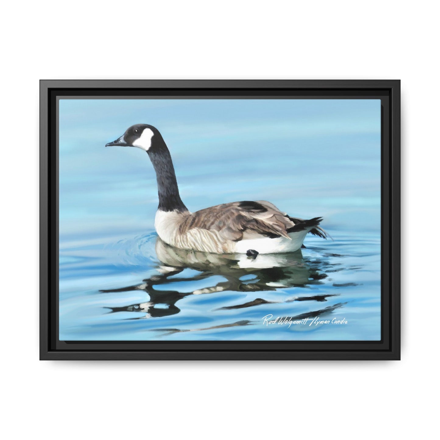 Canada Goose- Framed Matte Canvas Print