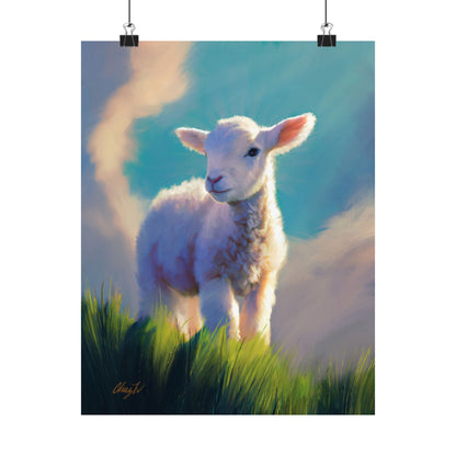 Premium Matte Print, "Without Blemish", by Chaz Walgamott