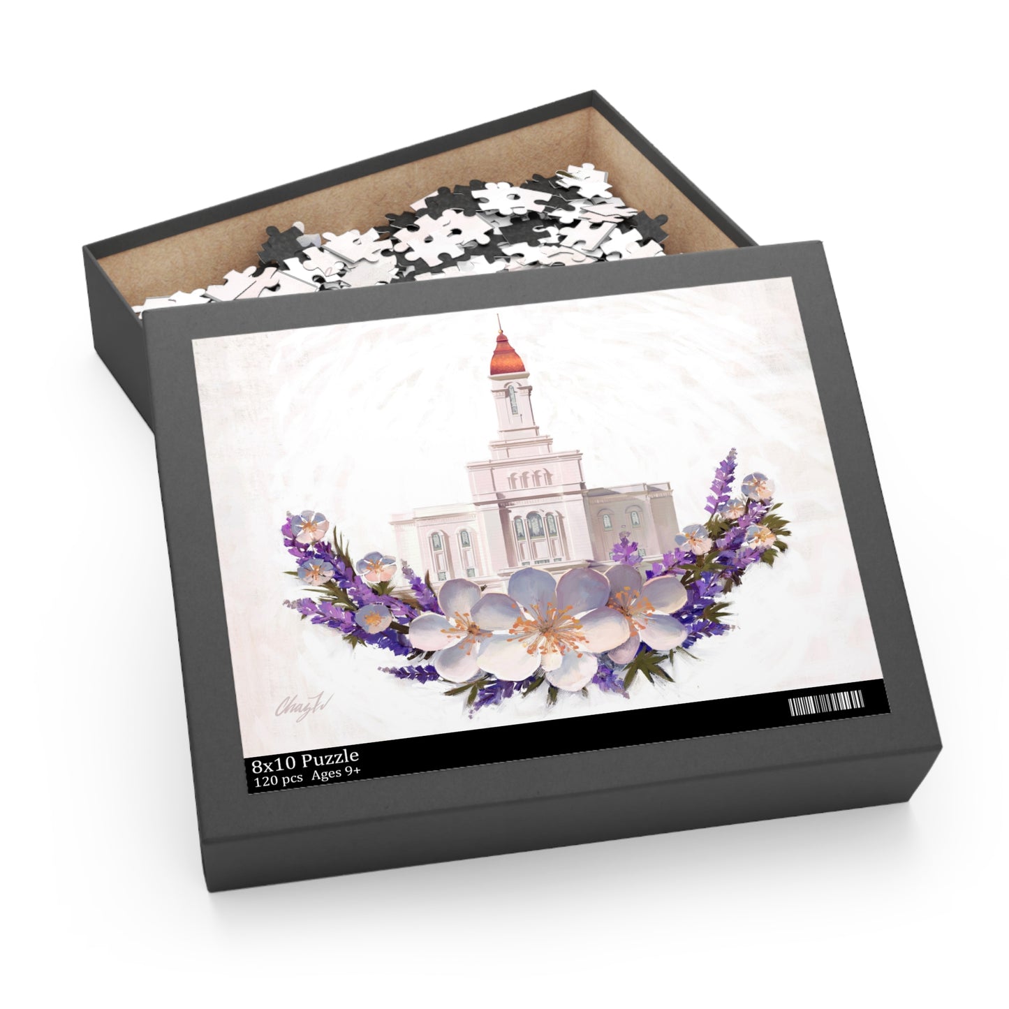 Puzzle, Deseret Peak Temple--Floral Wreath