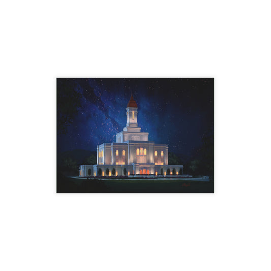 Temple Card Bundle (envelopes not included) Deseret Peak Temple-Night Sky