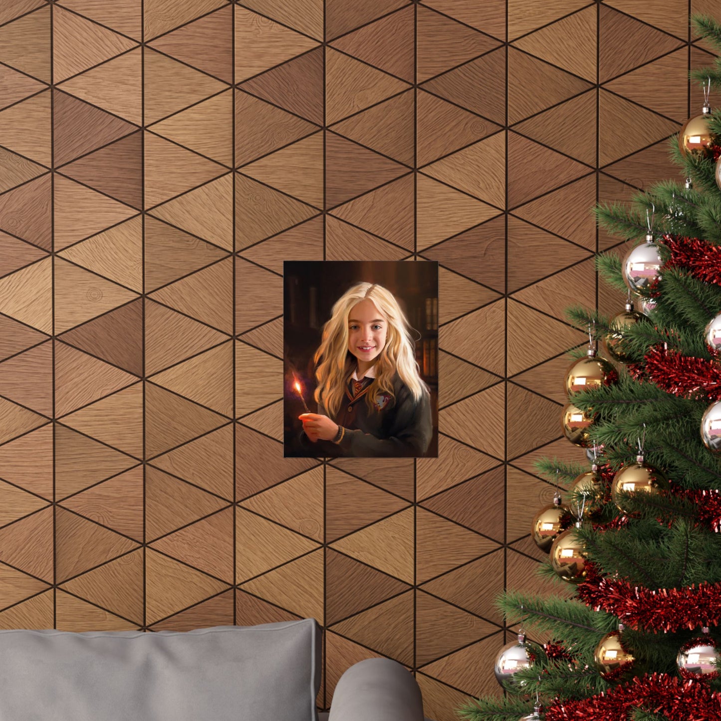 Premium Matte Print, "Willa Mae Walgamott at Hogwarts, by Chaz Walgamott