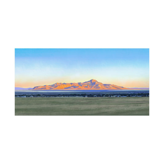 Premium Matte Print, Stansbury Island Sunrise , by Rod Walgamott