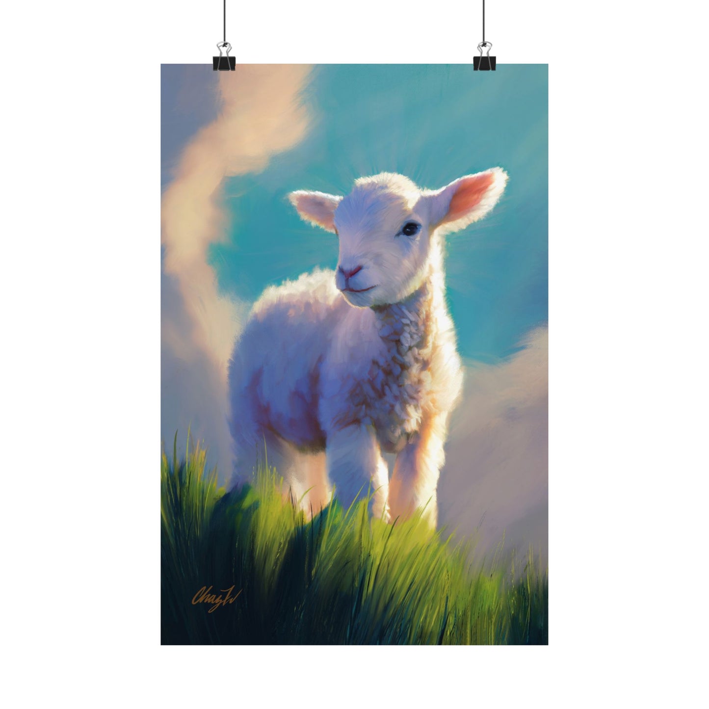 Premium Matte Print, "Without Blemish", by Chaz Walgamott