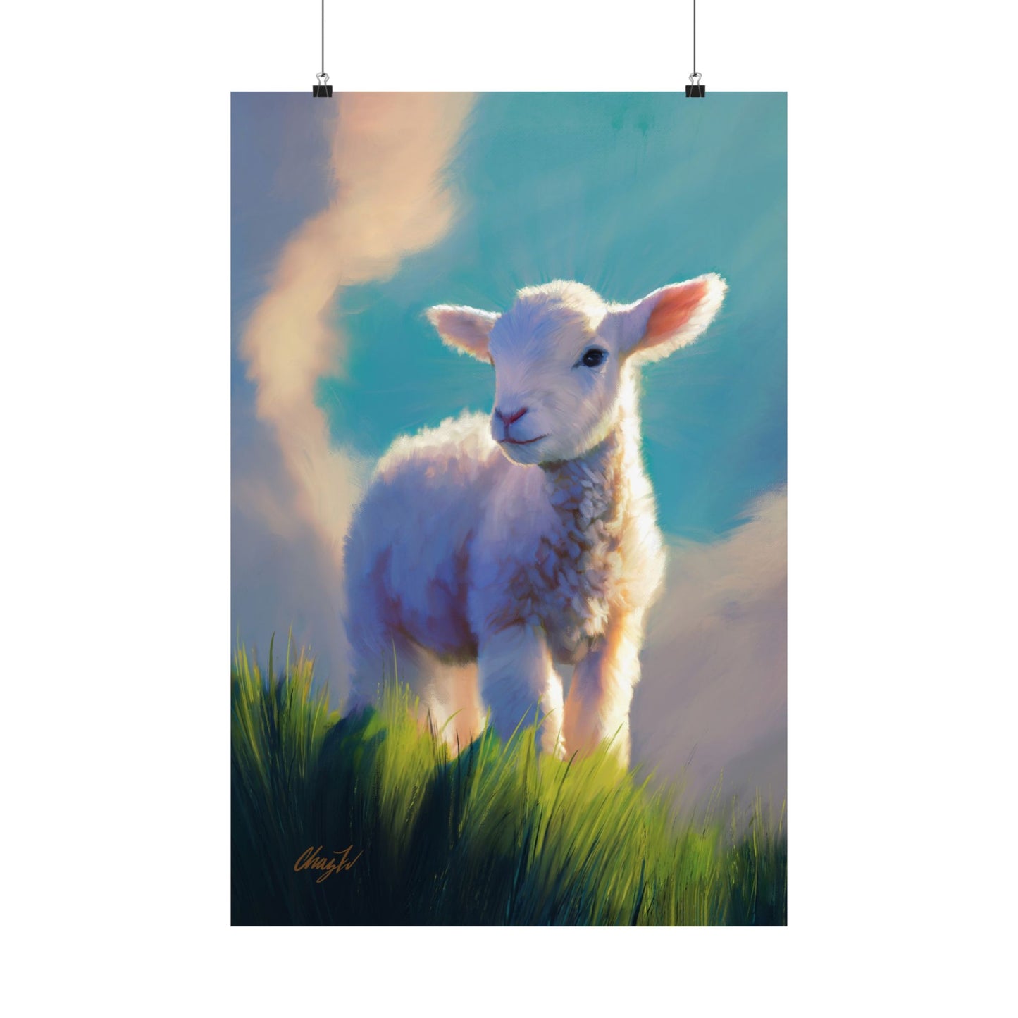 Premium Matte Print, "Without Blemish", by Chaz Walgamott