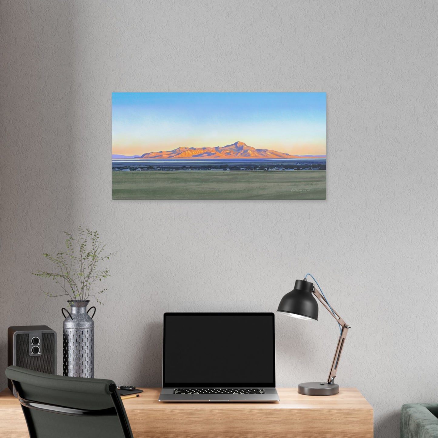 Classic Stretched Canvas, Stansbury Island Sunrise, by Rod Walgamott