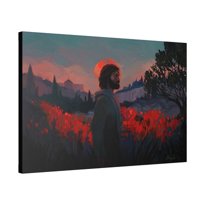 Classic Stretched Canvas, "Though as Scarlet" by Chaz Walgamott