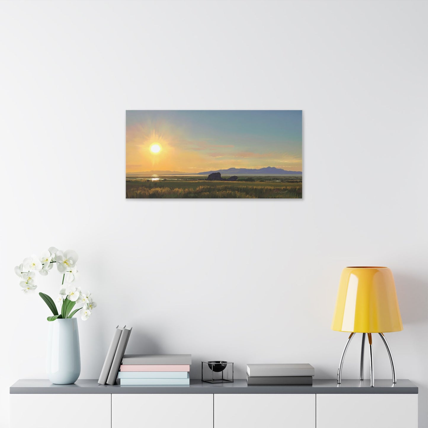 Adobe Rock Sunset, by Rod Walgamott, Gallery Wrap Canvas