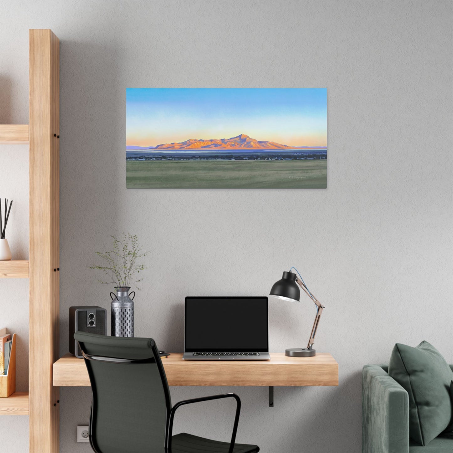 Classic Stretched Canvas, Stansbury Island Sunrise, by Rod Walgamott