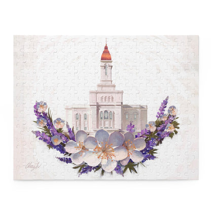 Puzzle, Deseret Peak Temple--Floral Wreath