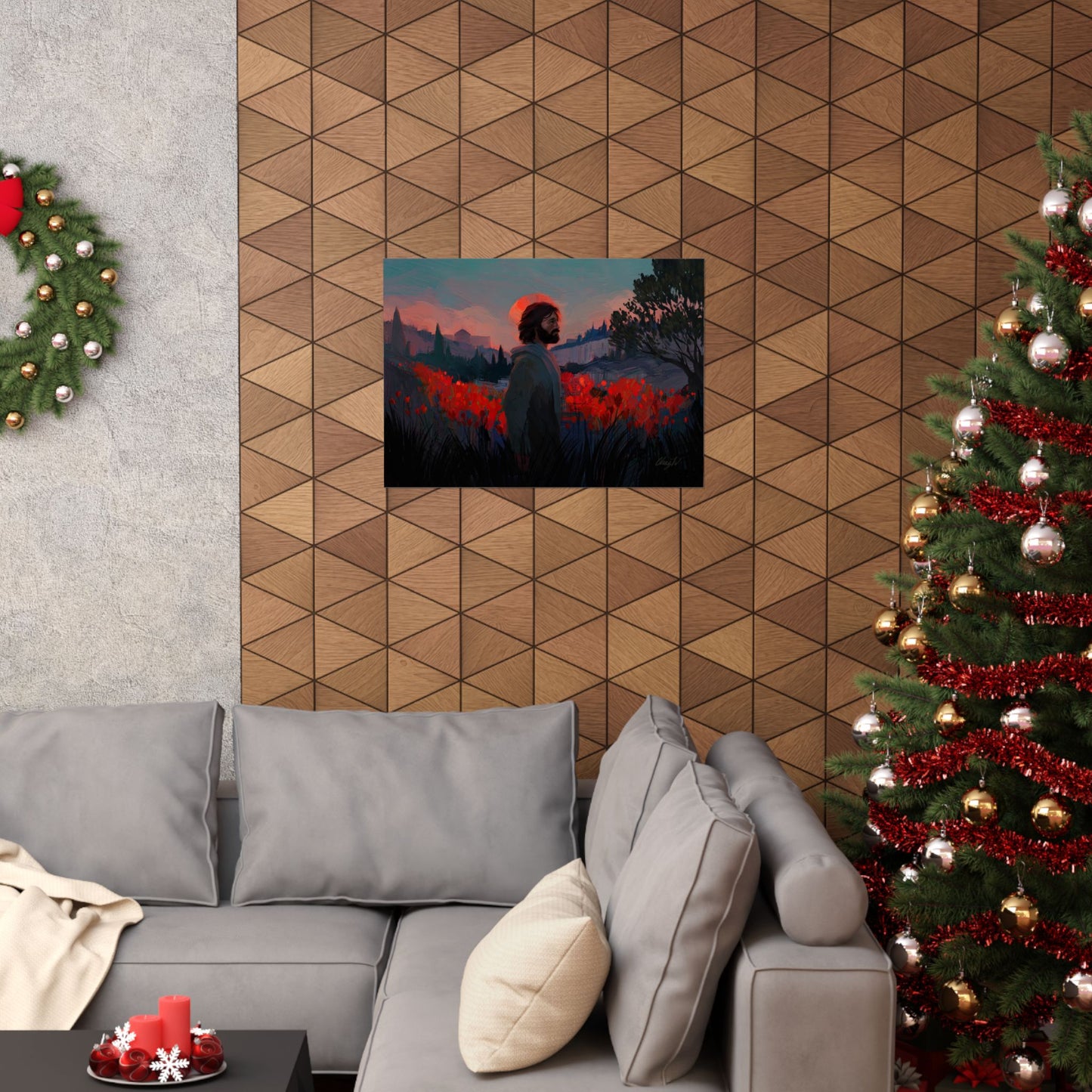 Premium Matte Print, "Though as Scarlet" by Chaz Walgamott