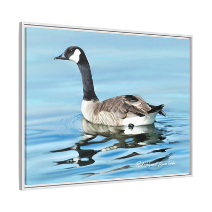 Canada Goose- Framed Matte Canvas Print