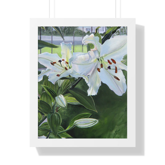 Framed Matte Print, Luscious Lilies, by Jane Autry