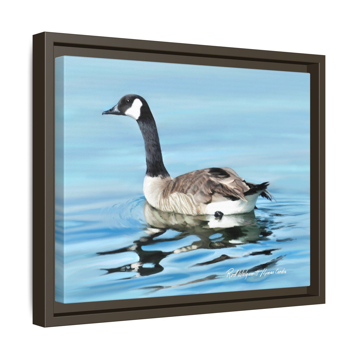 Canada Goose- Framed Matte Canvas Print