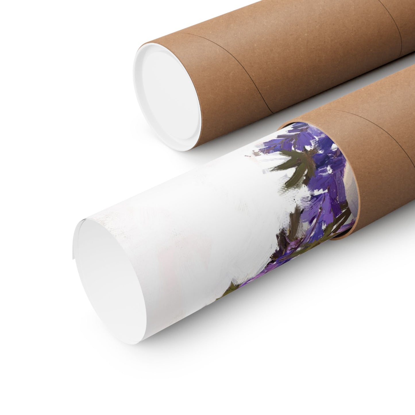 Premium Matte Print--Deseret Peak Temple--Floral Wreath, by Chaz Walgamott