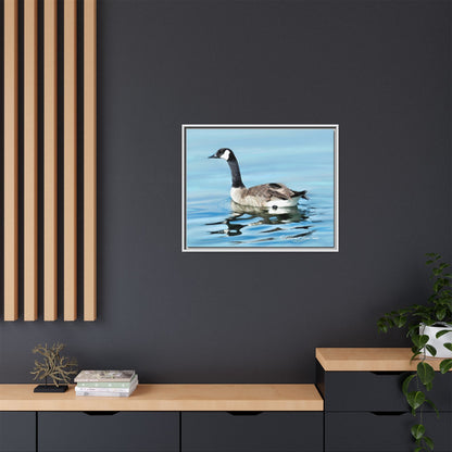 Canada Goose- Framed Matte Canvas Print