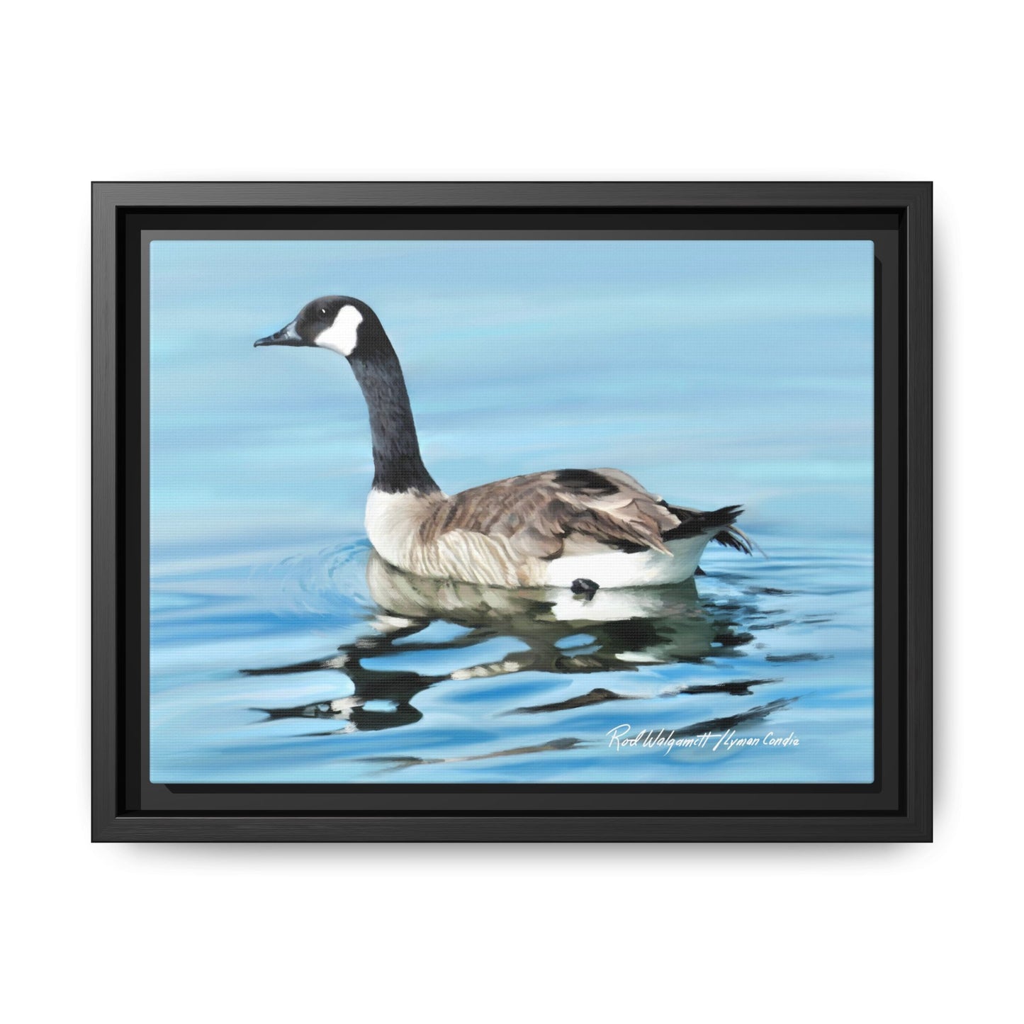 Canada Goose- Framed Matte Canvas Print