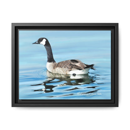 Canada Goose- Framed Matte Canvas Print
