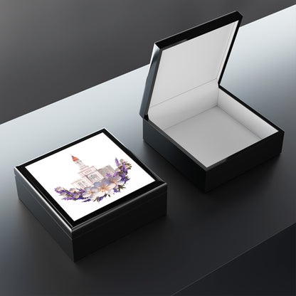 Jewelry Box featuring Deseret Peak Temple--Wreath, by Chaz Walgamott