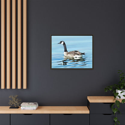 Canada Goose- Framed Matte Canvas Print
